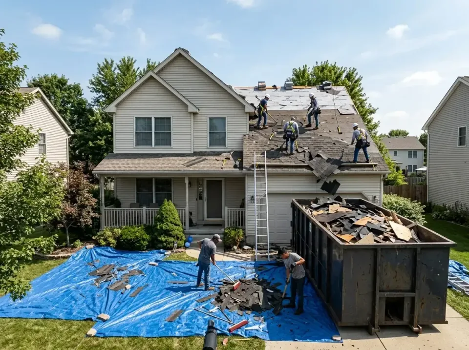 roof-replacement-debris-remova-004 — frequently asked questions, Cheapest Dumpster Rentals in South Hooksett, NH